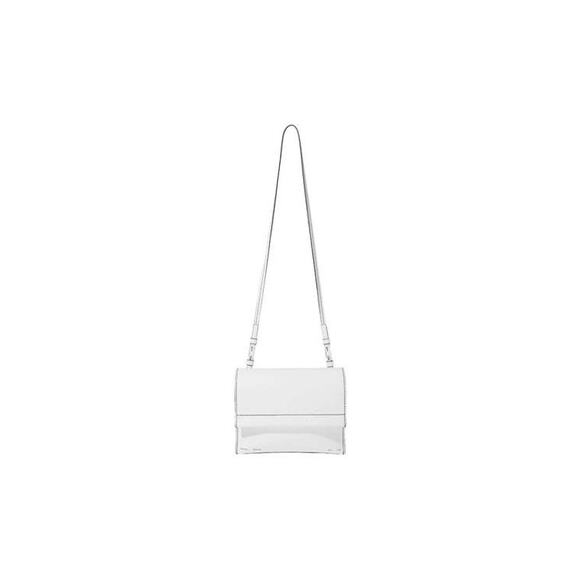Proenza Schouler White Label Accordion Flap Bag ~ Optic White - Picture 1 of 8